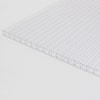LEXAN Thermoclear 48 in. x 96 in. x 1/4 in. (6mm) Clear Hammered Glass Multiwall Polycarbonate Sheet PCTW486HG