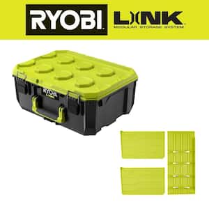 RYOBI LINK Modular Dolly Multi-Purpose Rolling Base with LINK 2-Drawer Tool  Box and LINK 3-Drawer Tool Box, Gray - Yahoo Shopping