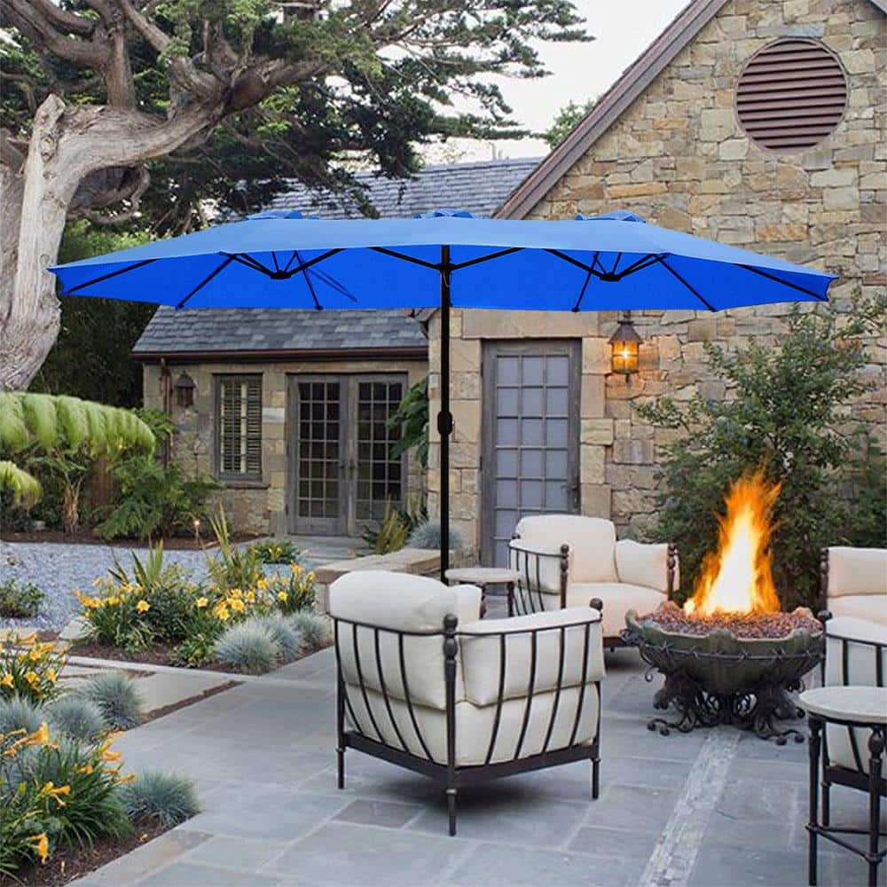 umbrella over fire pit