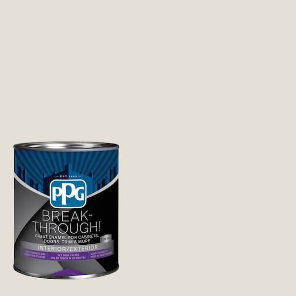 Break-Through! 1 qt. PPG1022-1 Hourglass Satin Door, Trim & Cabinet Paint