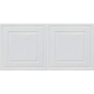 Economy Gloss White 2 ft. x 4 ft. PVC Lay-in Ceiling Tile (400 sq. ft./case)