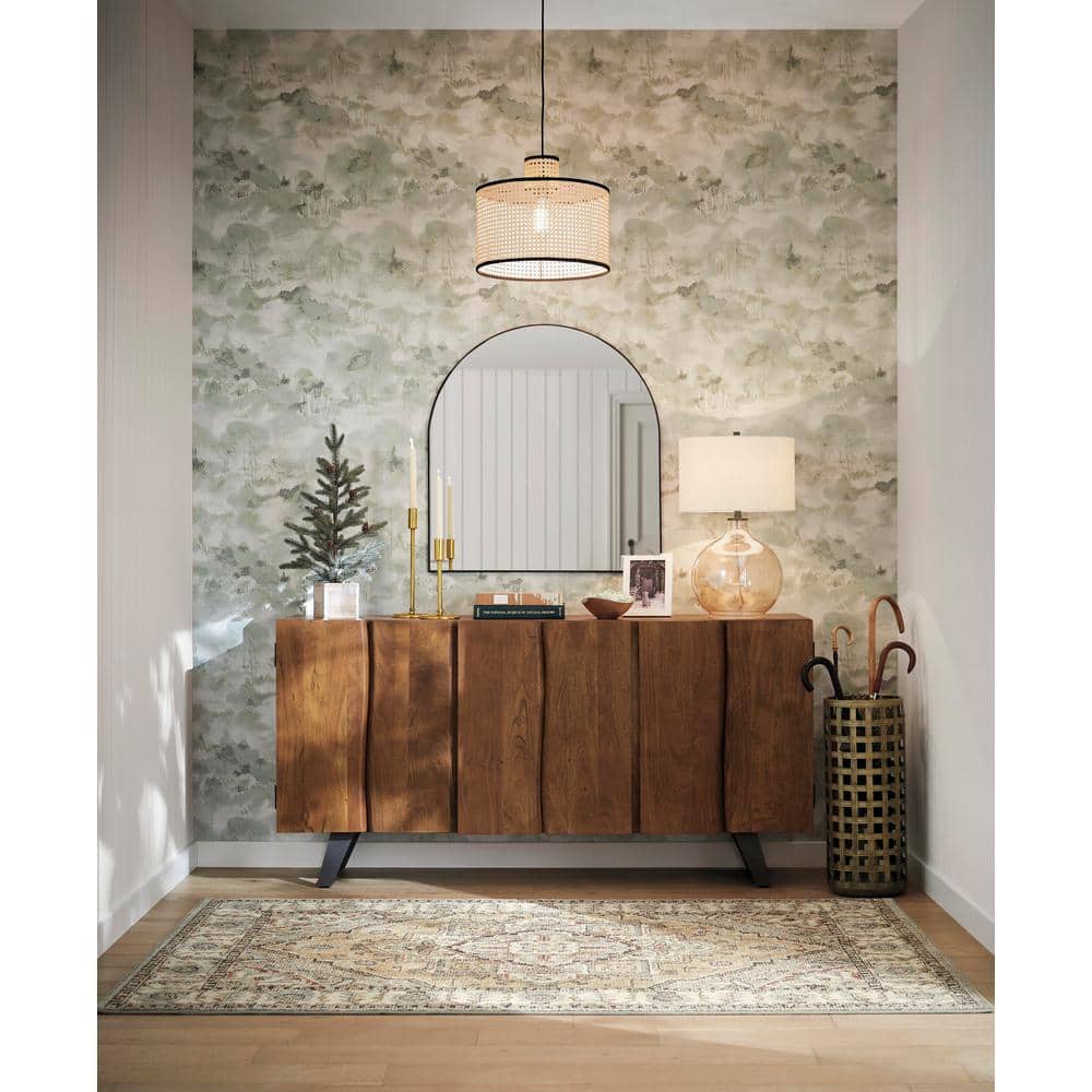 Elysian Bronze 23" Smart Table Lamp with Linen Shade