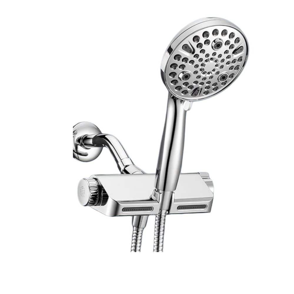 1-Piece 2-in-1 Filtered Shower Head with Handheld Combo and 10 Modes for Bathroom Shower Use in Chrome for Shower price history on PriceWatchPro