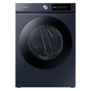 Bespoke 7.5 cu. ft. Large Capacity Vented Gas Dryer in Brushed Navy with Super Speed Dry and AI Smart Dial