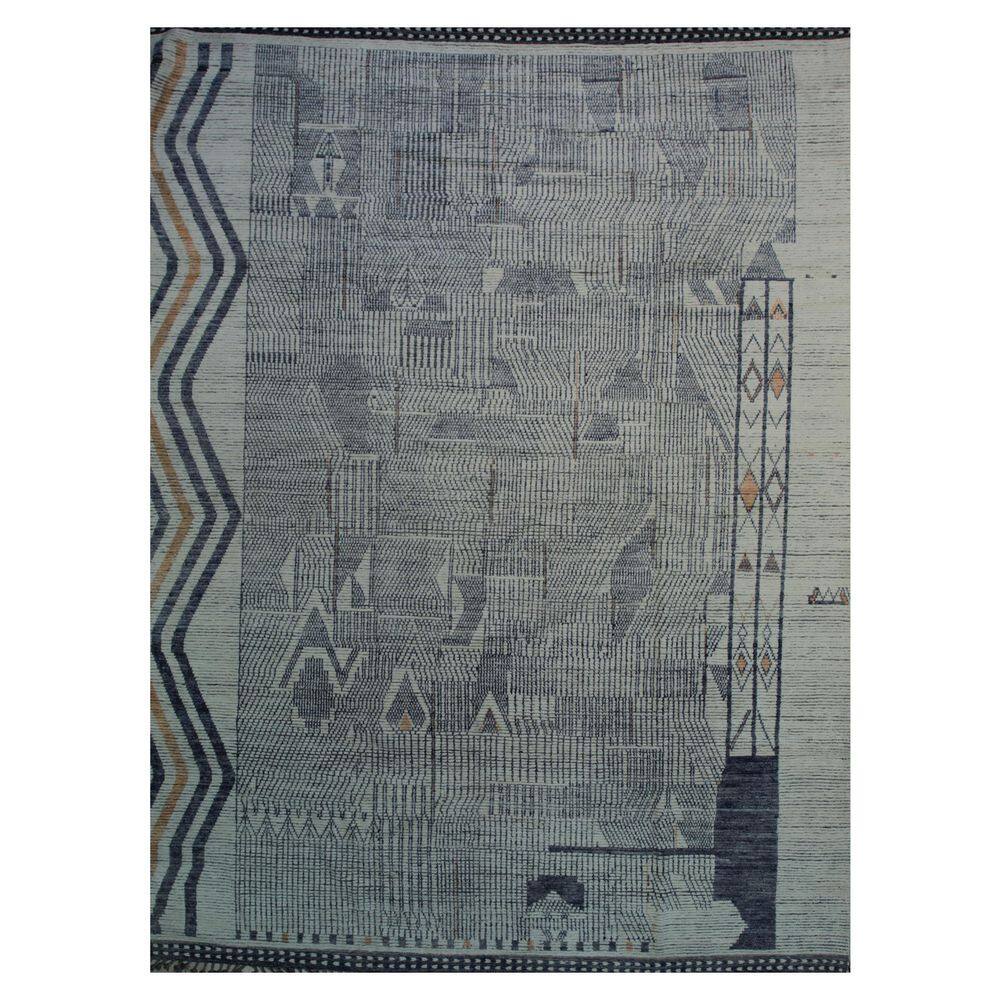 Multicolored Hand-Knotted Wool Contemporary Marrakech Handspun, Elegant, Durable Rug for L, 12 ft. x 15 ft. Area Rug product image for price tracking