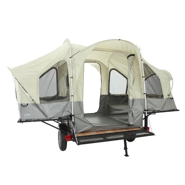 Lifetime Deluxe Tent Trailer Kit 126.5 in. x 79 in. with Spare Tire and 2 Ramps