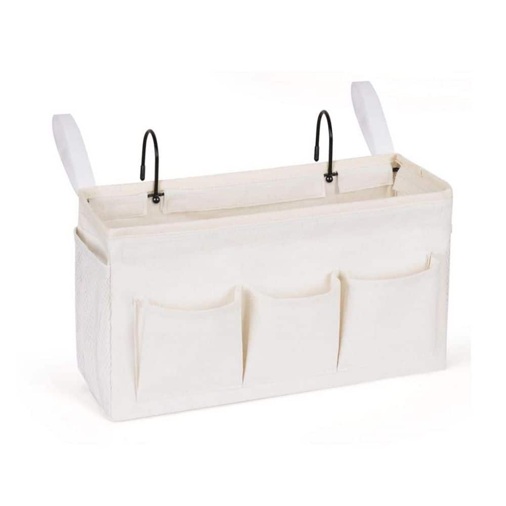 2 Pack Bedside Caddy Organizer with Fixed Straps and Water Bottle Holder for Home, College Dorm, Hospital, and Bunk Bed price history on PriceWatchPro