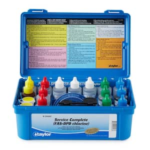 2000 Service Complete Swimming Pool FAS-DPD Chlorine Test Kit