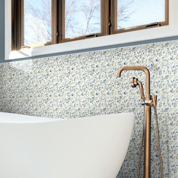 Garden Evergreen 9-3/4 in. x 9-3/4 in. Porcelain Floor and Wall Tile (10.88 sq. ft./Case)
