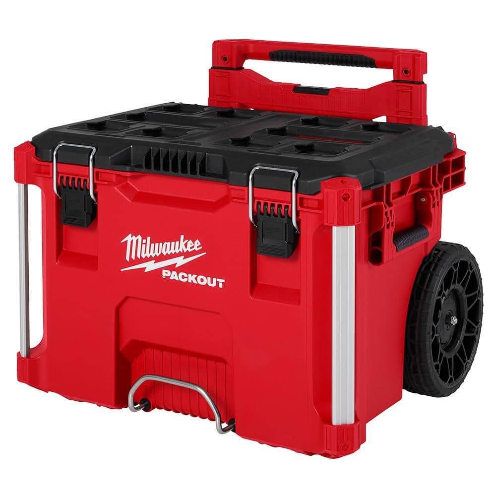 Milwaukee Packout Red Rolling Modular Tool Box - 2-S 48-22-8427 - The ...