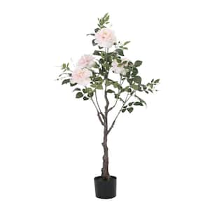 Purling 3 .8 ft. Artificial Rose Tree