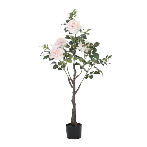 Noble House Purling 3 .8 ft. Artificial Rose Tree 109245 - The Home Depot