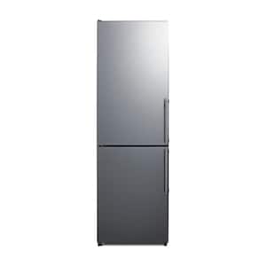 24 in. W 10.8 cu. ft. Bottom Freezer Refrigerator in Stainless Look, ENERGY STAR