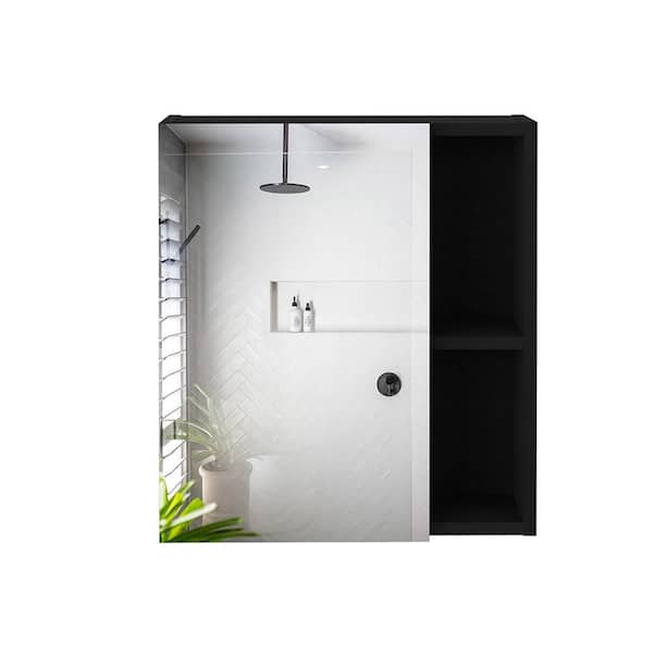 17.7 in. W x 19.6 in. H Rectangle Frameless Mirror Wall Mirror Vanity Mirror