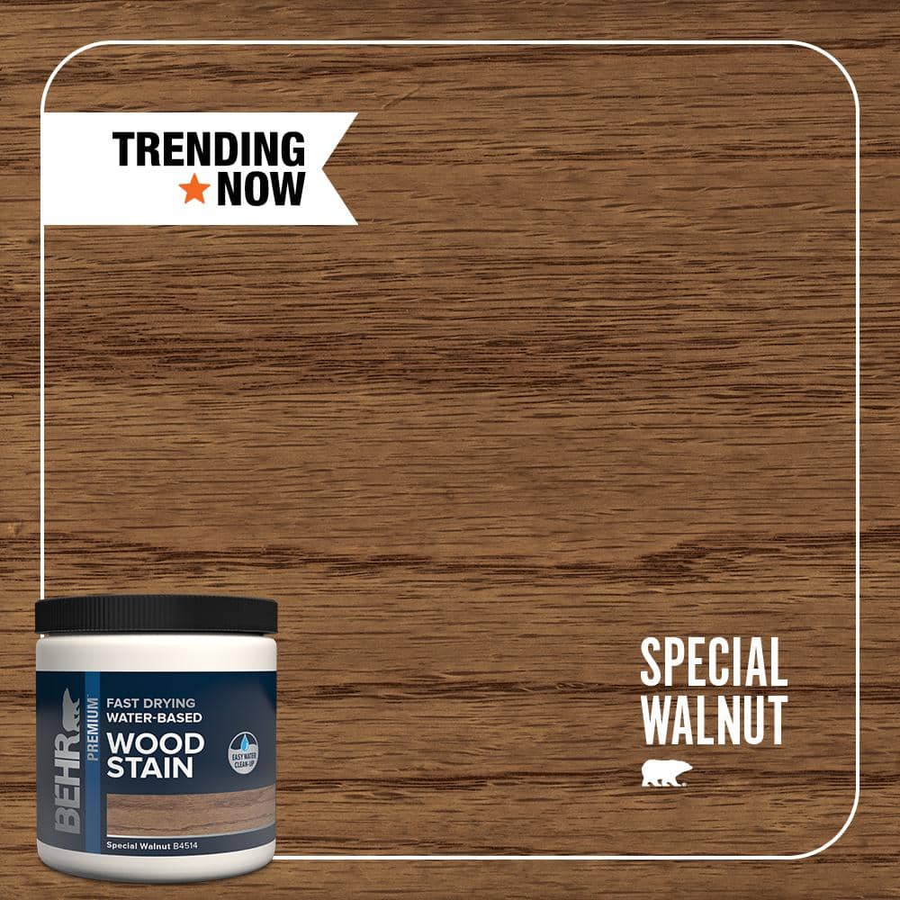 8 oz. #TIS-514 Special Walnut Transparent Water-Based Fast Drying Interior 