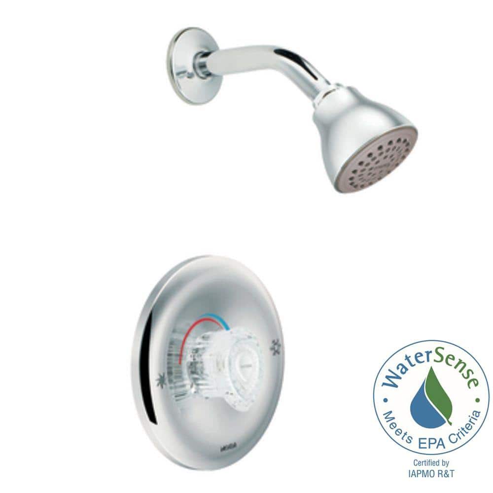 Chateau Bulk Packed Eco-Performance 1-Handle Shower Faucet in Chrome
