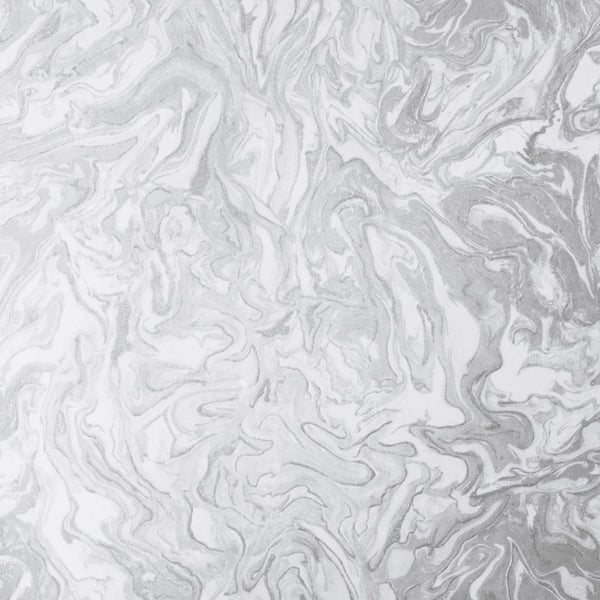 Arthouse Osgood Grey Marbled Wallpaper