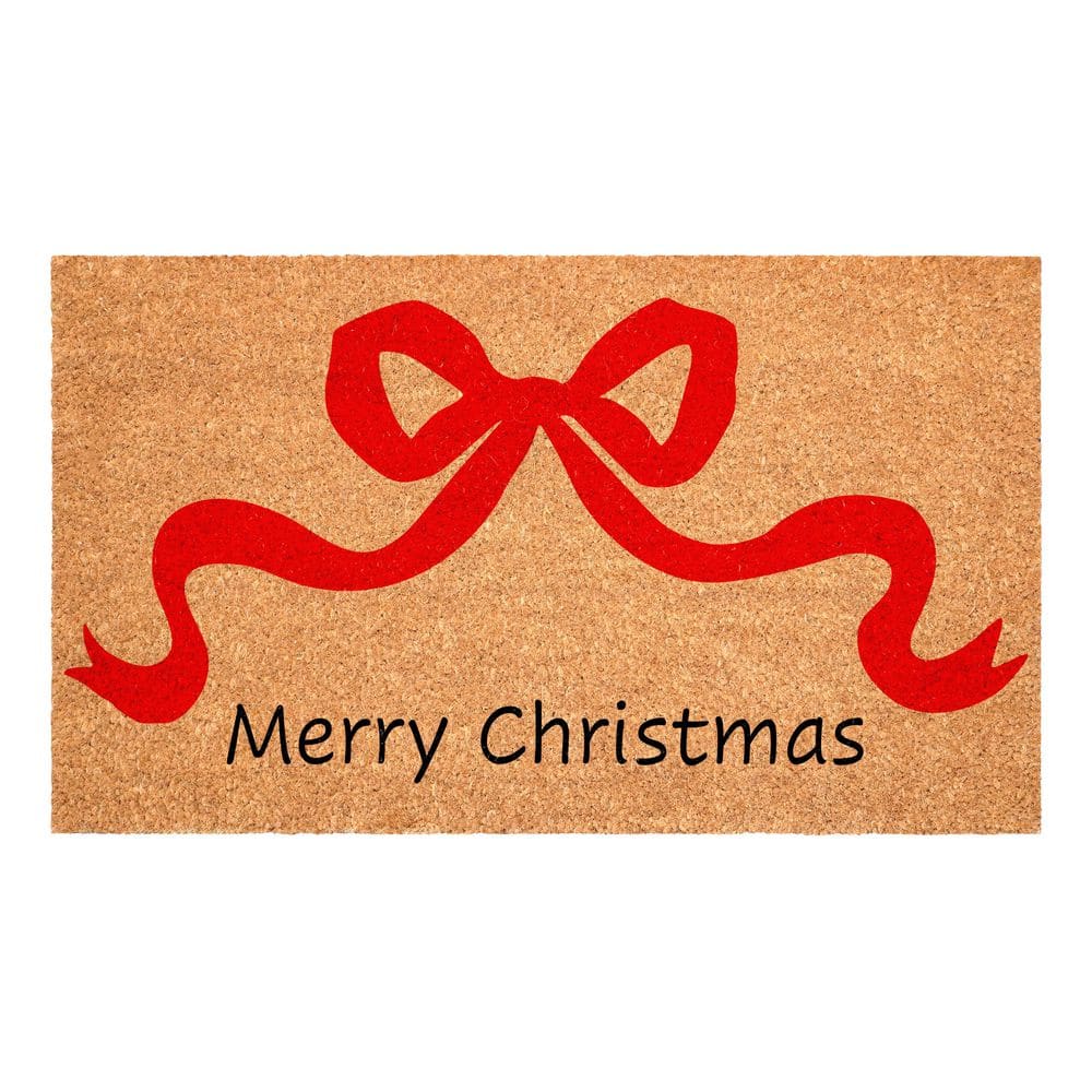 "Red Christmas Bow Doormat, 24"" x 36""" price history on PriceWatchPro