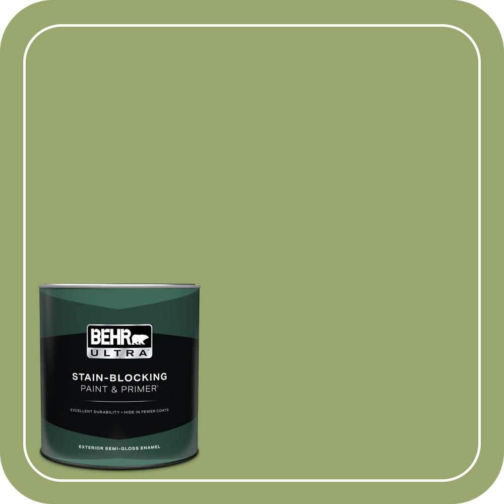 1 qt. #MQ4-43 Green Plaza Semi-Gloss Enamel Exterior Paint & Primer price history on PriceWatchPro