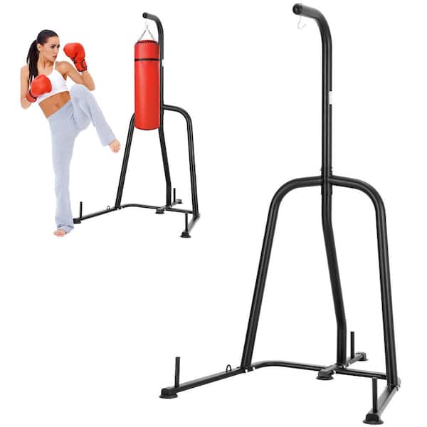 SKYSHALO Punching Bag Stand, Steel Heavy Duty Workout Equipment, Boxing, Holds Up to 400 lbs. Freestanding Sandbag Rack
