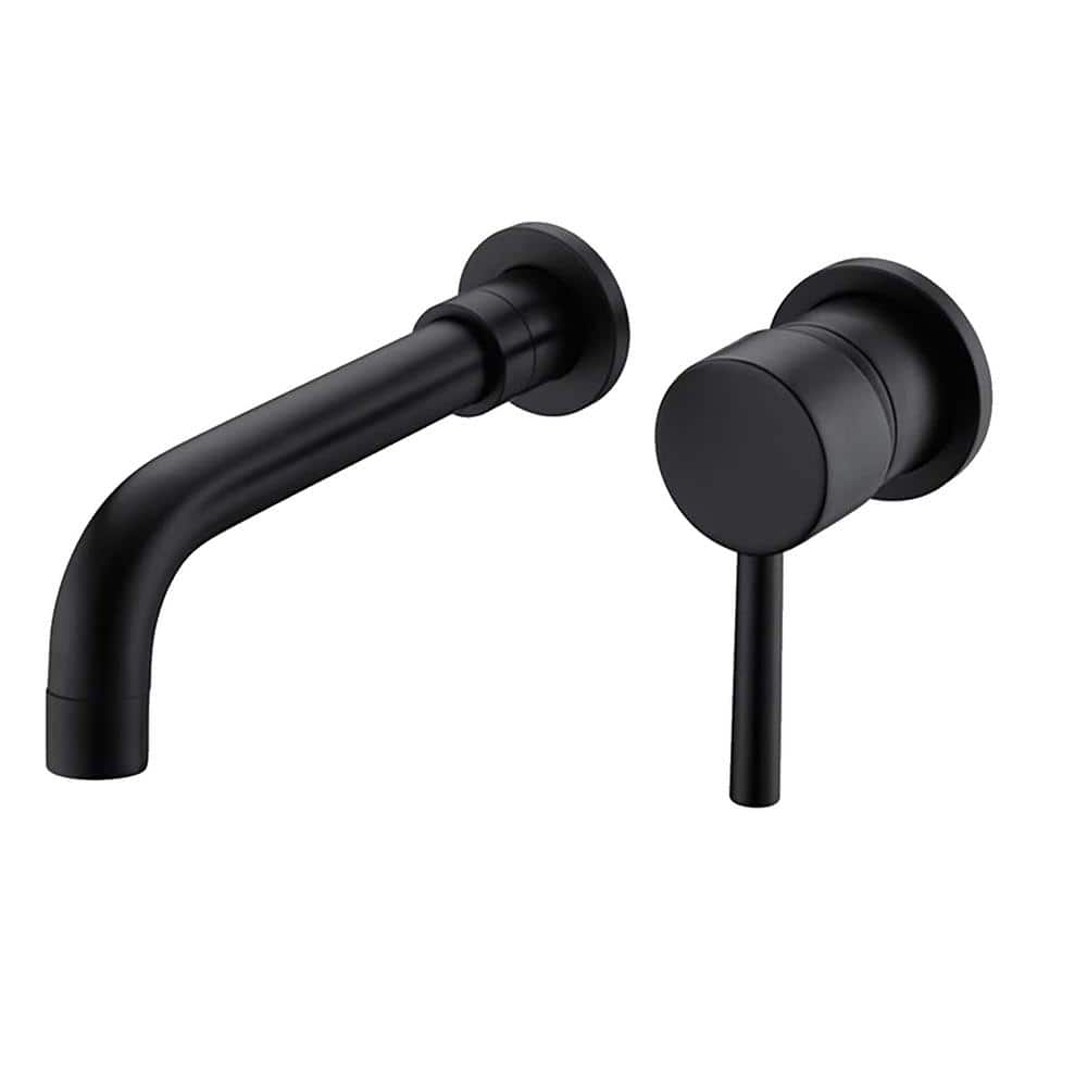 AIM Single Handle Wall Mounted Faucet for Bathroom Sink or Bathtub in Matte Black price history on PriceWatchPro