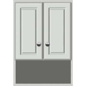 Ultraline 18 in. W x 8.5 in. D x 26 in. H Simplicity Wall Cabinet/Toilet Topper/Over the John in Dewy Morning
