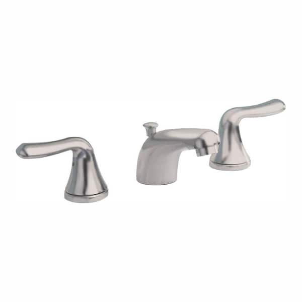American Standard Colony Soft 8 in. Widespread 2-Handle Low-Arc Bathroom Faucet in Brushed Nickel