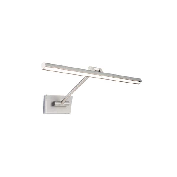WAC Lighting Reed 25 in. Brushed Nickel LED Adjustable Picture Light, 3000K