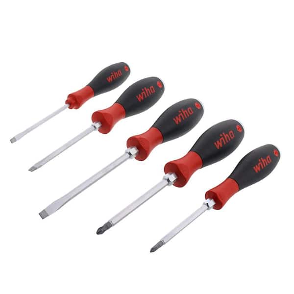 SoftFinish XHeavy Duty Slotted and Phillips Screwdriver Set (5-Piece)