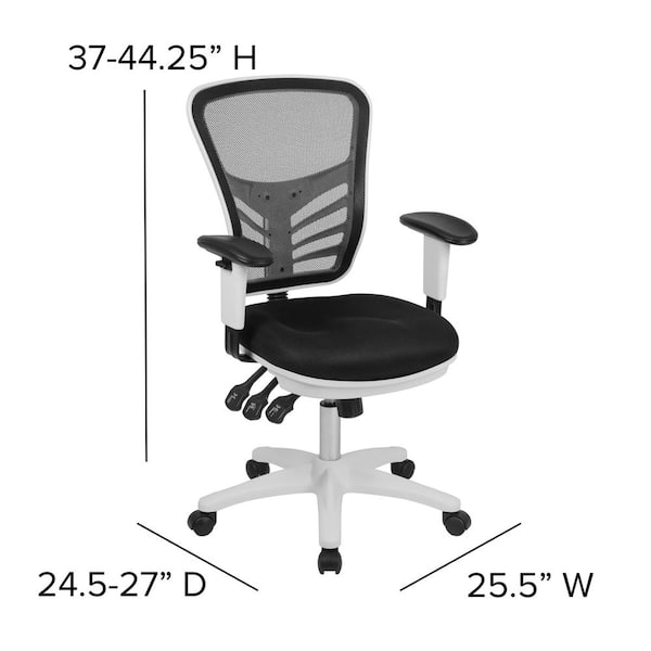 Ergonomic Office Chair - Black/White