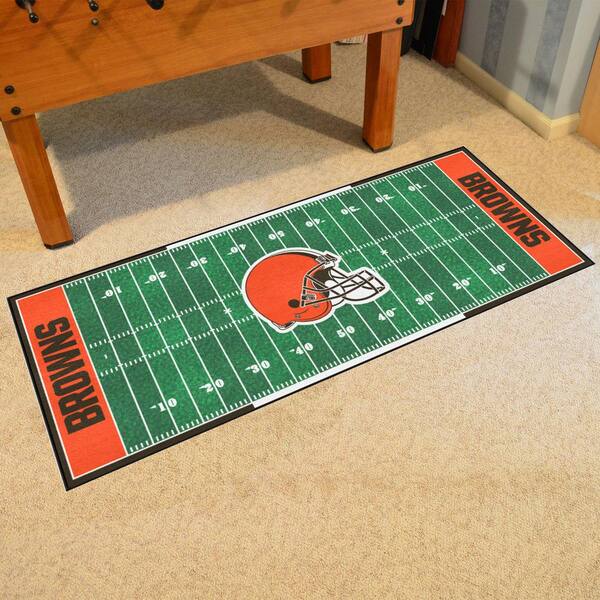 FANMATS NFL Cleveland Browns Brown 2 ft. Round Area Rug 17681 - The Home  Depot