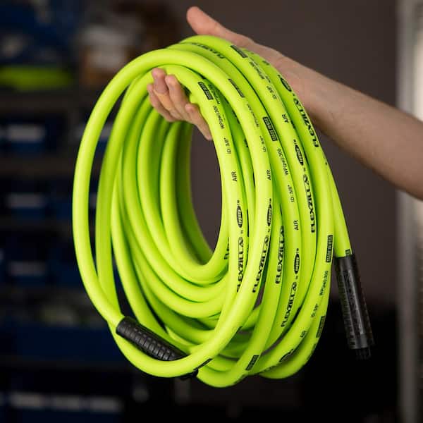 Air Hose X 50 Ft Legacy Manufacturing HFZ3850YW2 Flexzilla Zillagreen 3/8 In 