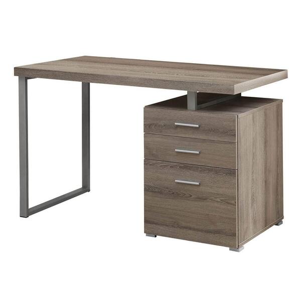 Monarch Hollow-Core Office Desk, Cappuccino, 60