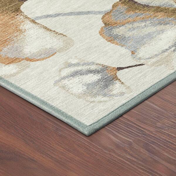 Chantille Machine Washable Indoor/Outdoor Abstract ACN2405 Copper 3 ft. x 4 ft. Area Rug