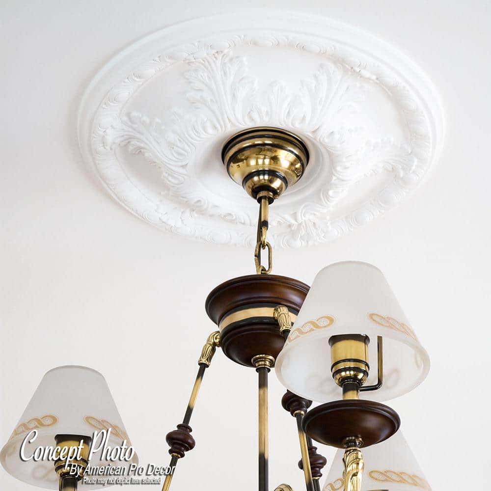 Outwater 30.5'' H x 30.5'' W x 1.5'' D Plastic Ceiling Medallion