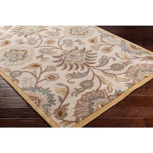 Cambrai Taupe 3 ft. x 12 ft. Indoor Runner Rug