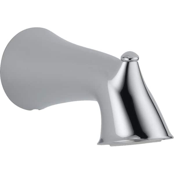 Delta Lahara 6-3/4 in. Non-Metallic Non-Diverter Tub Spout in Chrome