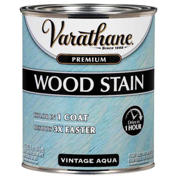 Varathane Premium Vintage Aqua Oil-Based Fast Dry Wood Stain 1 qt