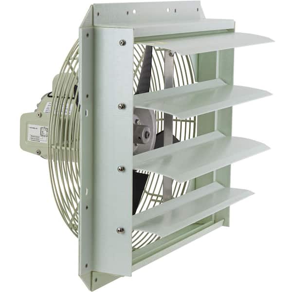 ILG8SF16S-CR 16 in. Corrosion Resistance Shutter Exhaust Fan, Single Speed