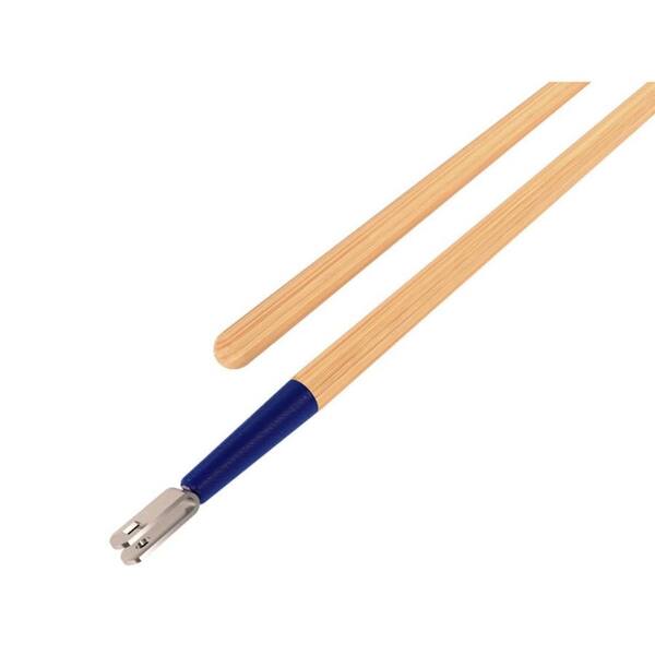 10pcs Wooden File Handles - 9cm Length With 4mm Hole For Needle Files & Tools