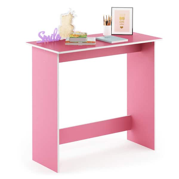 Blush pink store corner desk