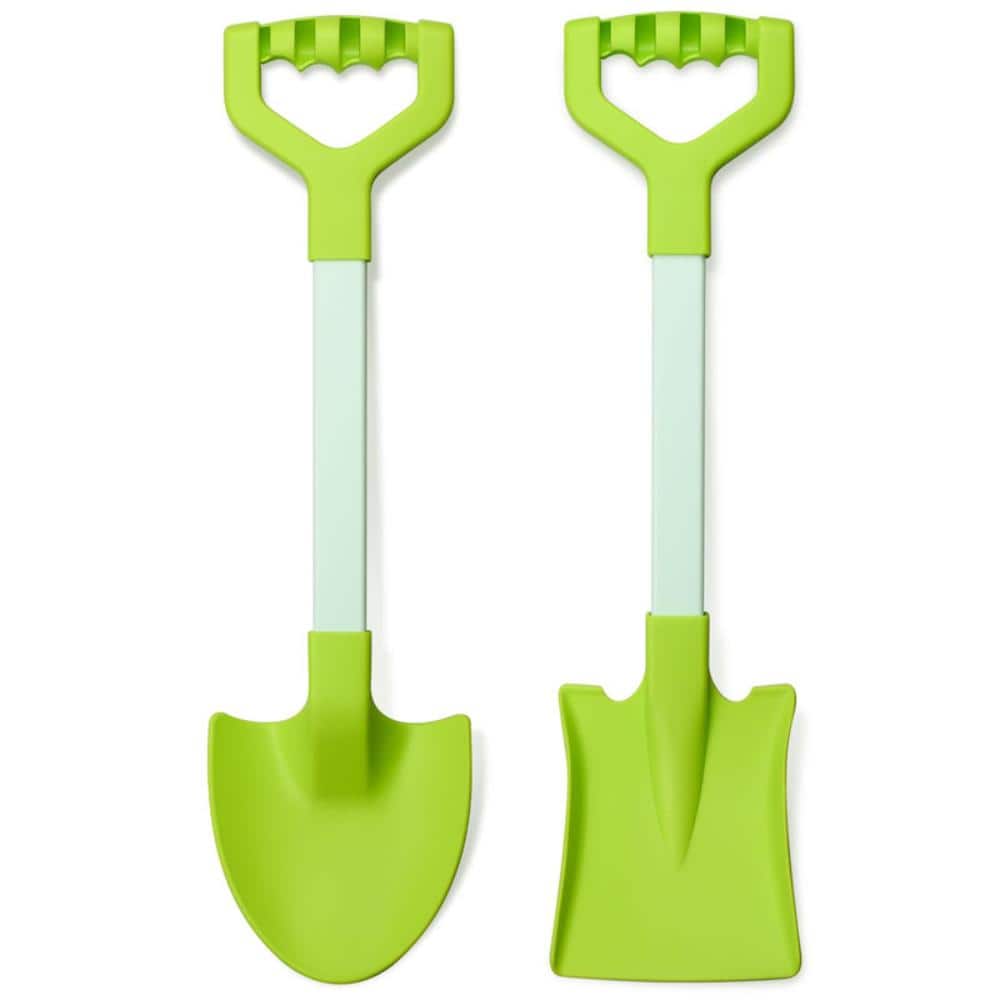 20 Inch Heavy Duty Plastic Beach Shovels for Kids and Gardening 2 Pack Green price history on PriceWatchPro