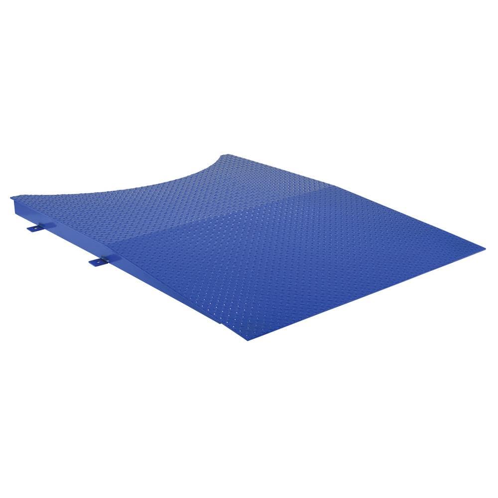 Vestil 4,000 lbs. Capacity Blue Steel Approach Ramp Factory Installed