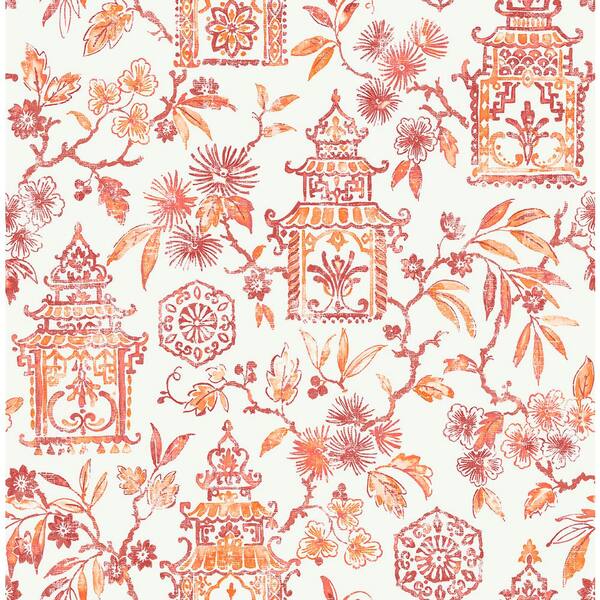 NuWallpaper Coral Danson Peel and Stick Wallpaper