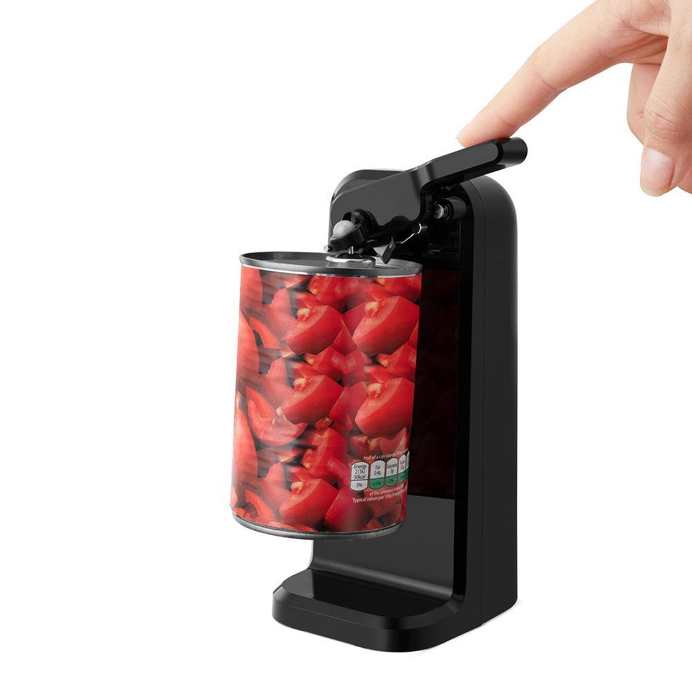 Holstein Black Electric Automatic Can Opener with Auto Shutoff