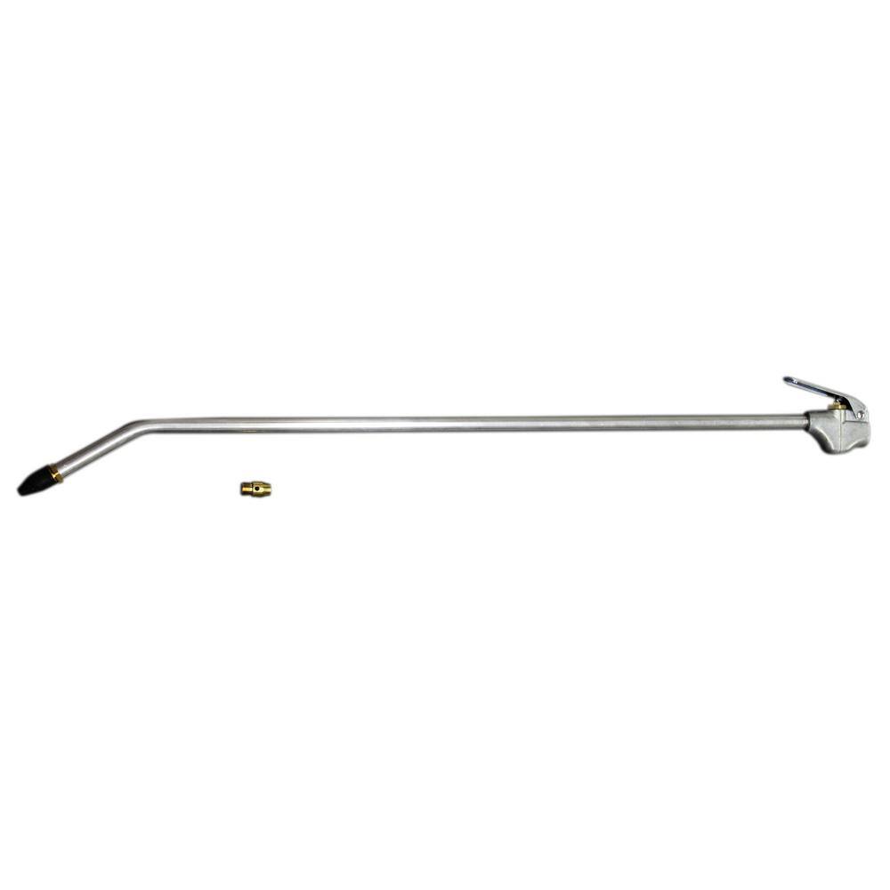 Milton 158 1/4" Lever Style Blow Gun With 2" Extension – Inflator Accessory