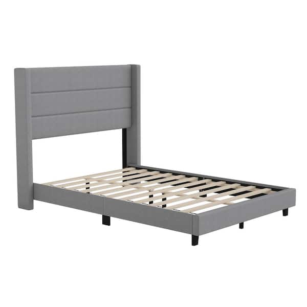 Carnegy Avenue Gray Wood Frame Full Platform Bed