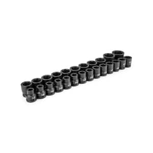 TEKTON 3/8 in. Drive 6-Point Universal Joint Impact Socket Set