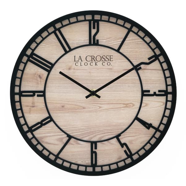 La Crosse Clock 11.5 In. Barrow Analog Quartz Wall Clock