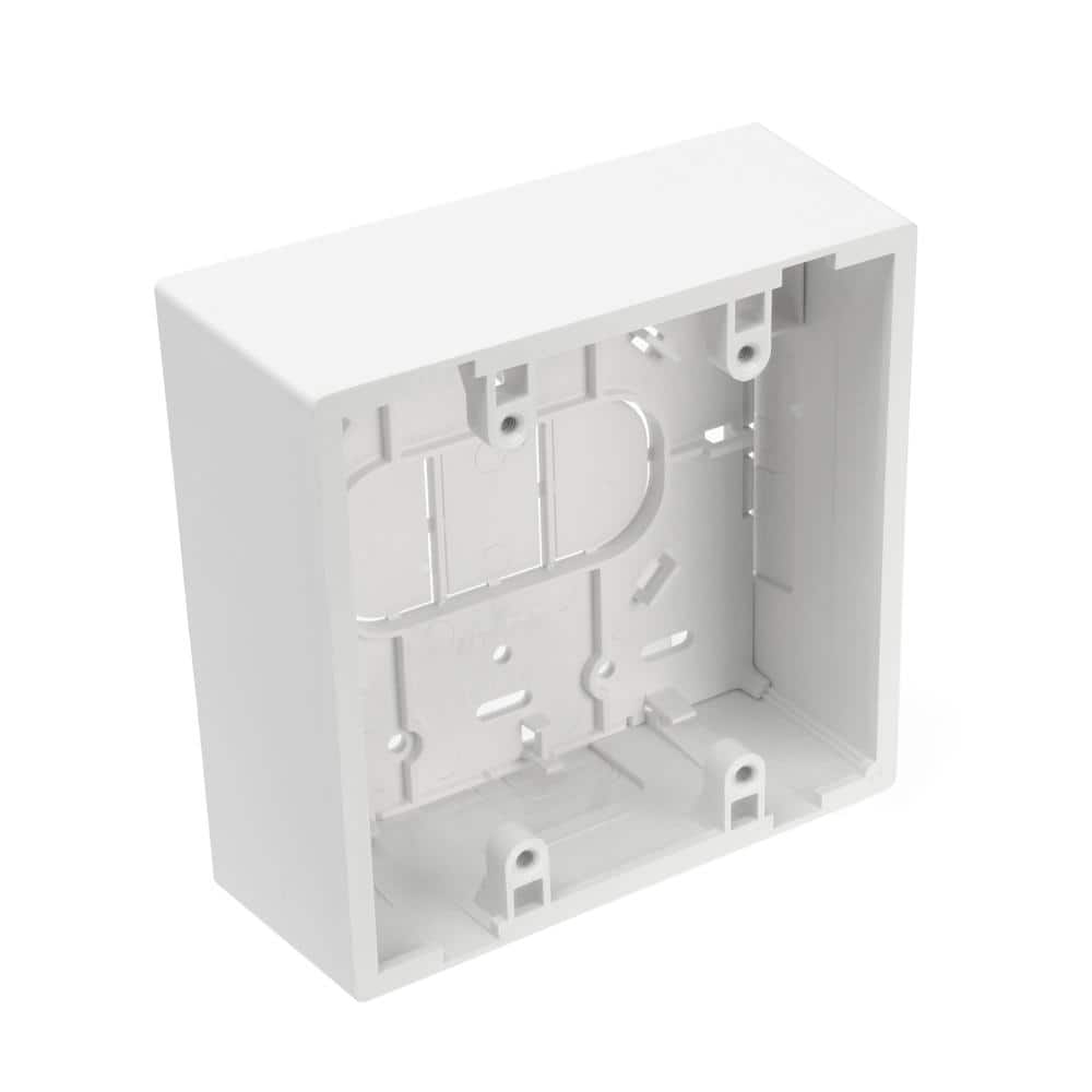 High surface-mount box for 2 elements white Simon 82
